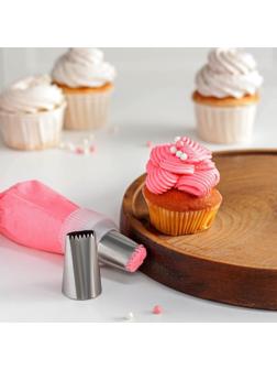 Насадка кондитерская «Плетение», d=3 см, выход 2 см, нержавеющая сталь