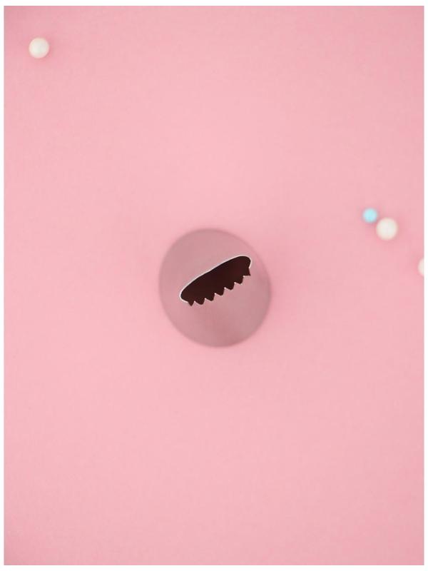 Насадка кондитерская «Плетение», d=3 см, выход 2 см, нержавеющая сталь