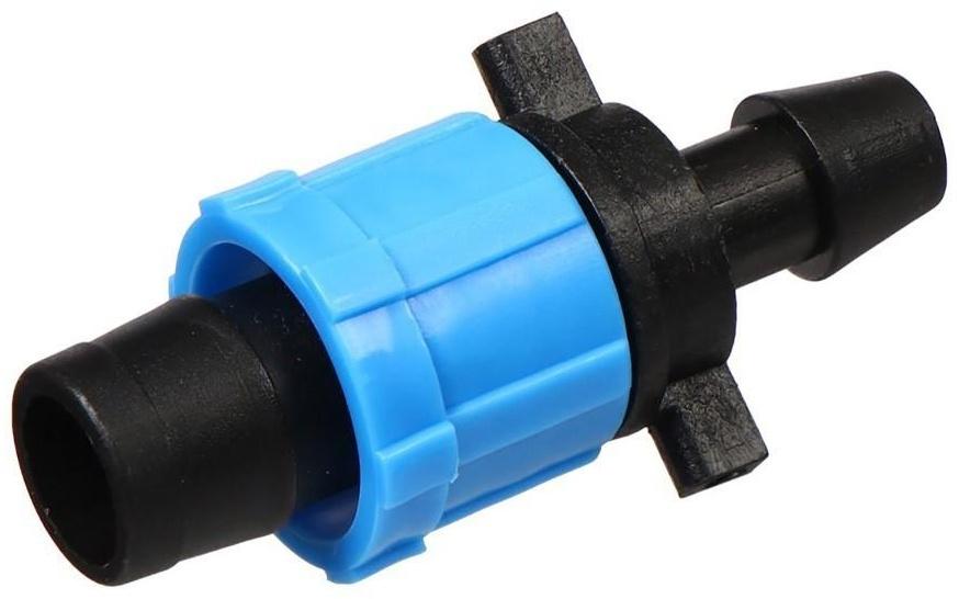 Переходник для капельной ленты, 16 мм, пластик