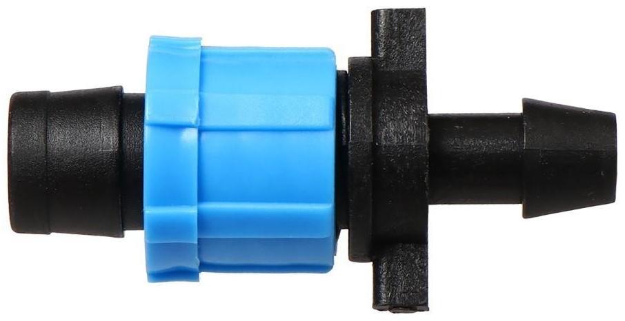 Переходник для капельной ленты, 16 мм, пластик