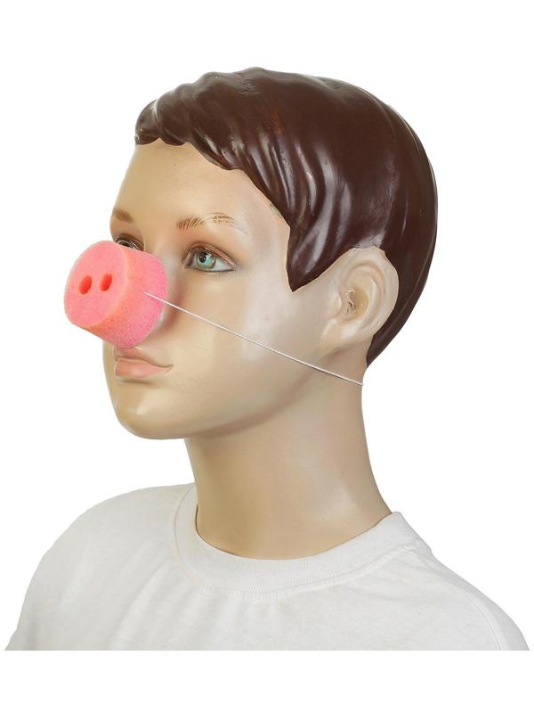 Нос на резинке «Пятачок», поролон