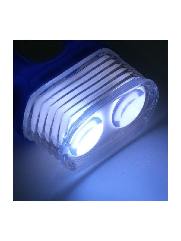 Фонарь-брелок, 1 LED, двойной рассеиватель, 1.5 х 3 х 7.2 см, микс