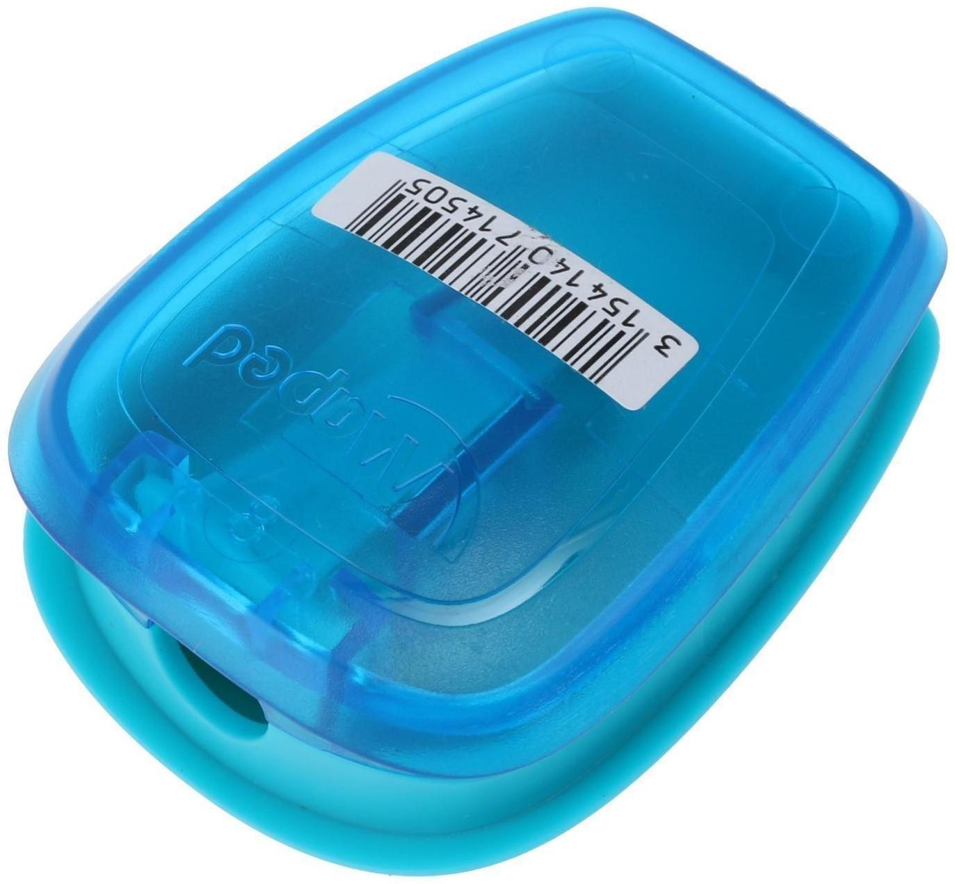 Точилка 1 отверстие с контейнером Maped Pulse, в блистере, микс