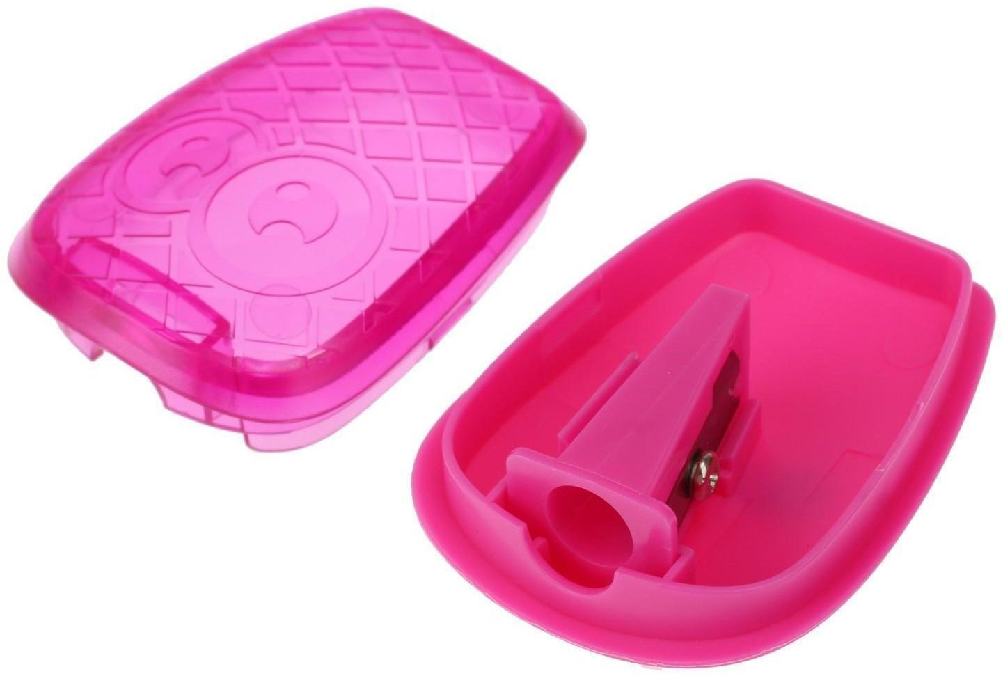 Точилка 1 отверстие с контейнером Maped Pulse, в блистере, микс