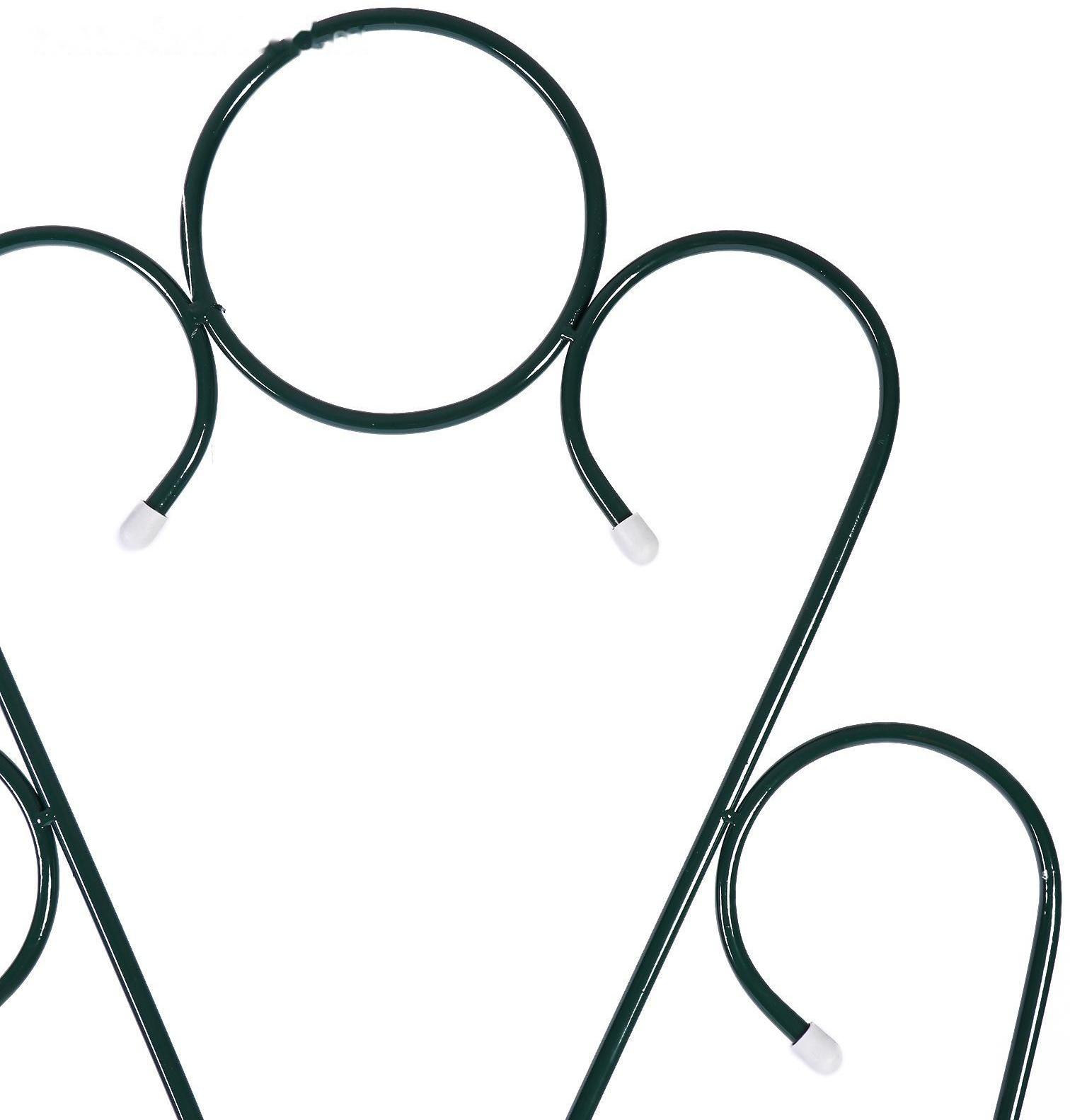 Шпалера, 200 × 54,5 × 1 см, металл, зелёная, «Декоративная»