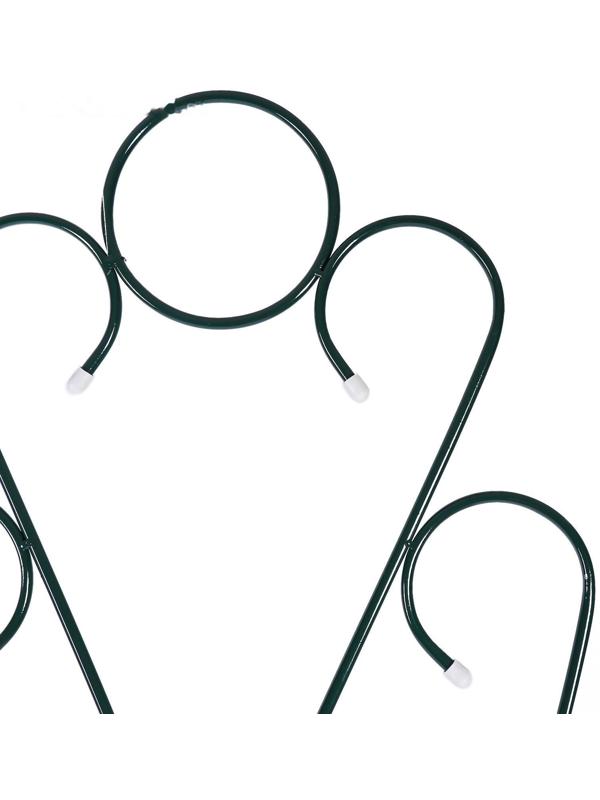 Шпалера, 200 × 54,5 × 1 см, металл, зелёная, «Декоративная»