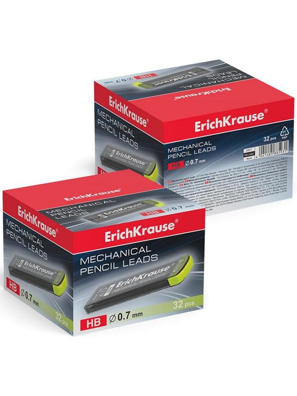 Набор грифелей для механических карандашей HB, 0.7 мм, ErichKrause Megapolis Concept