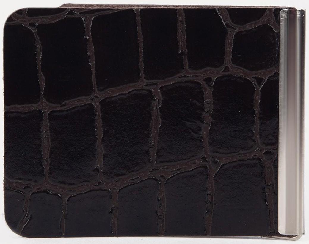 Зажим для купюр, цвет коричневый