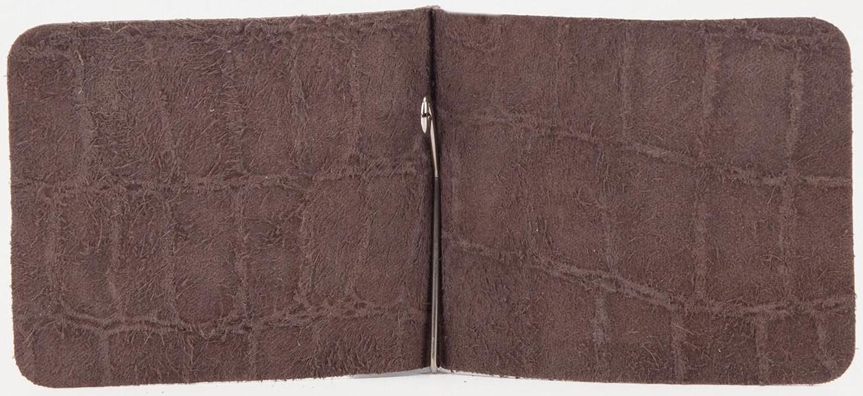 Зажим для купюр, цвет коричневый