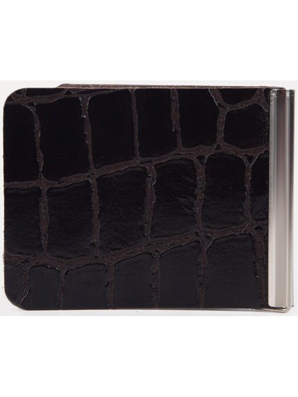 Зажим для купюр, цвет коричневый