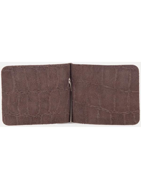 Зажим для купюр, цвет коричневый