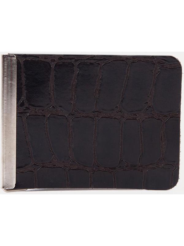 Зажим для купюр, цвет коричневый