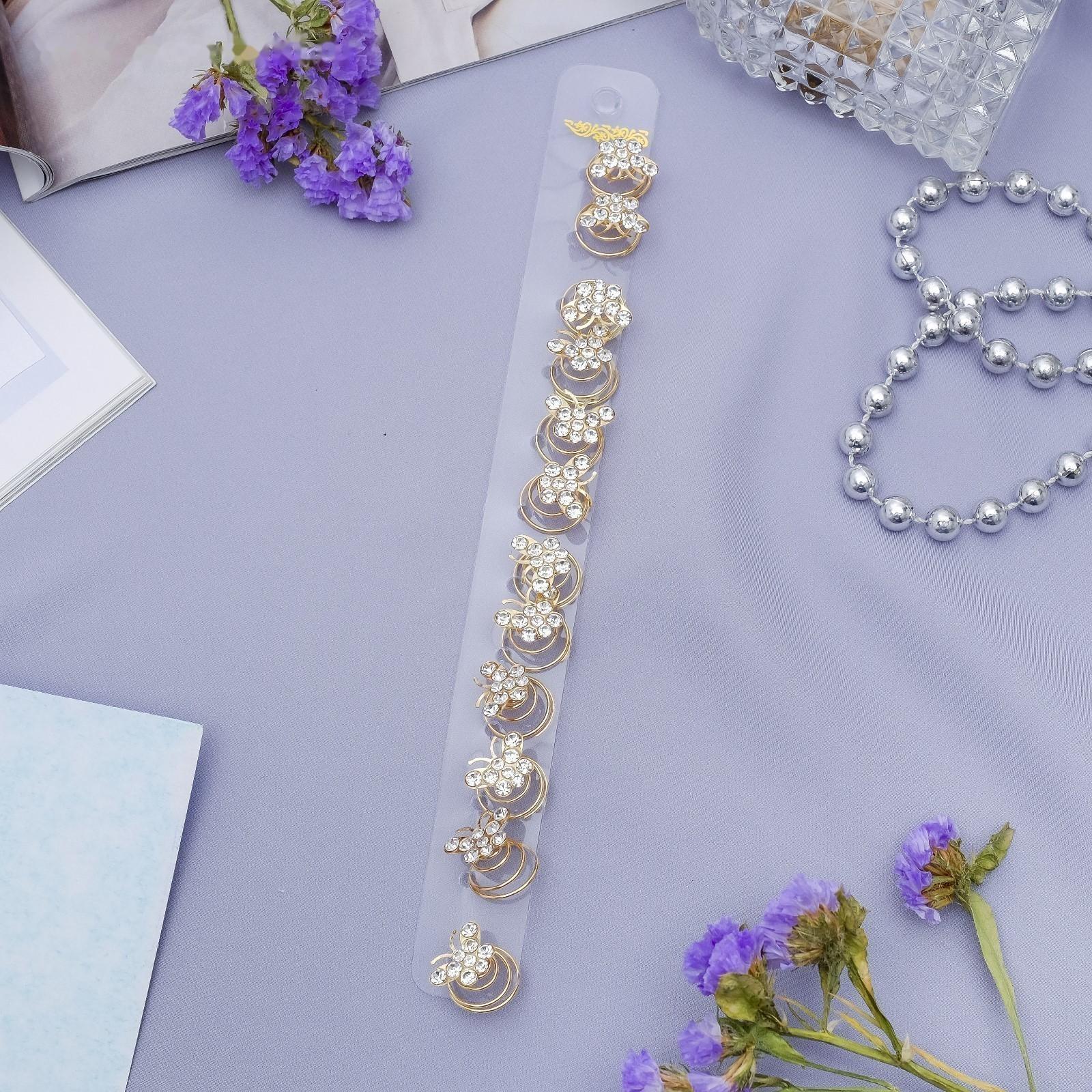 Шпилька пружинка для волос 