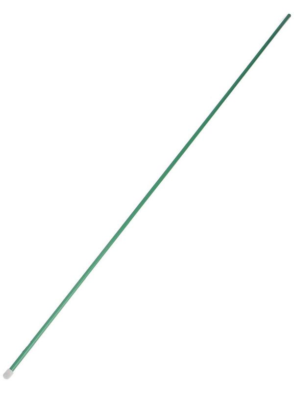Колышек для подвязки растений, h = 200 см, d = 1 см, металл, зелёный, Greengo