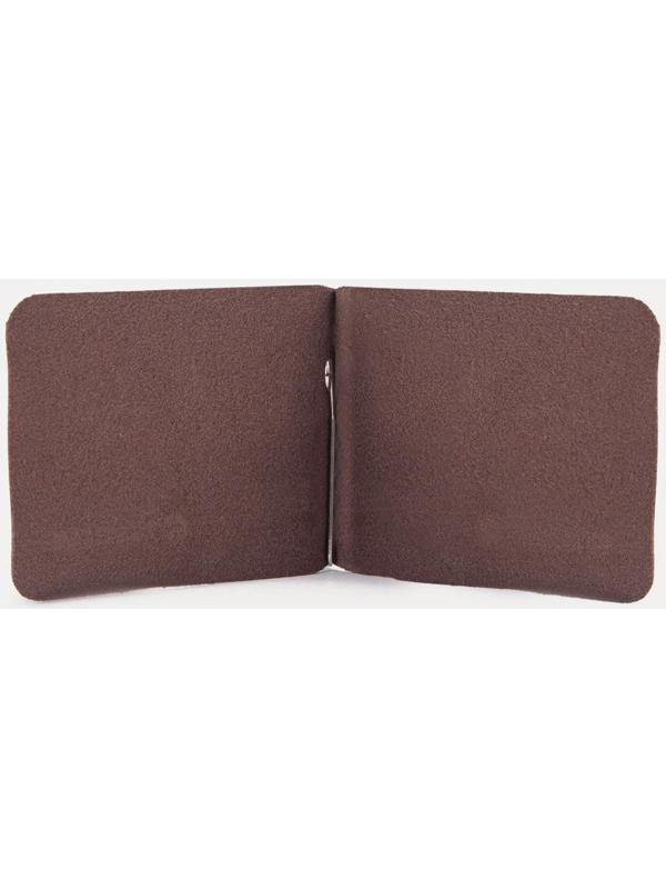 Зажим для купюр, с металлическим зажимом, игуана, цвет коричневый