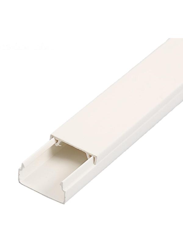 Кабель-канал IEK ECOLINE, 20х10 мм, L=2000 мм, пластик, белый