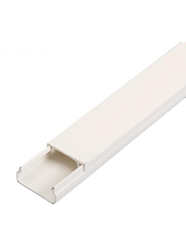 Кабель-канал IEK ECOLINE, 20х10 мм, L=2000 мм, пластик, белый