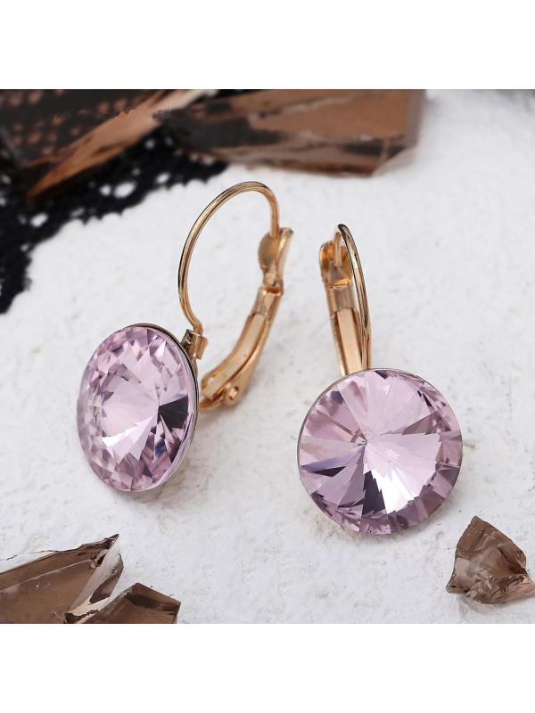 Серьги со стразами 