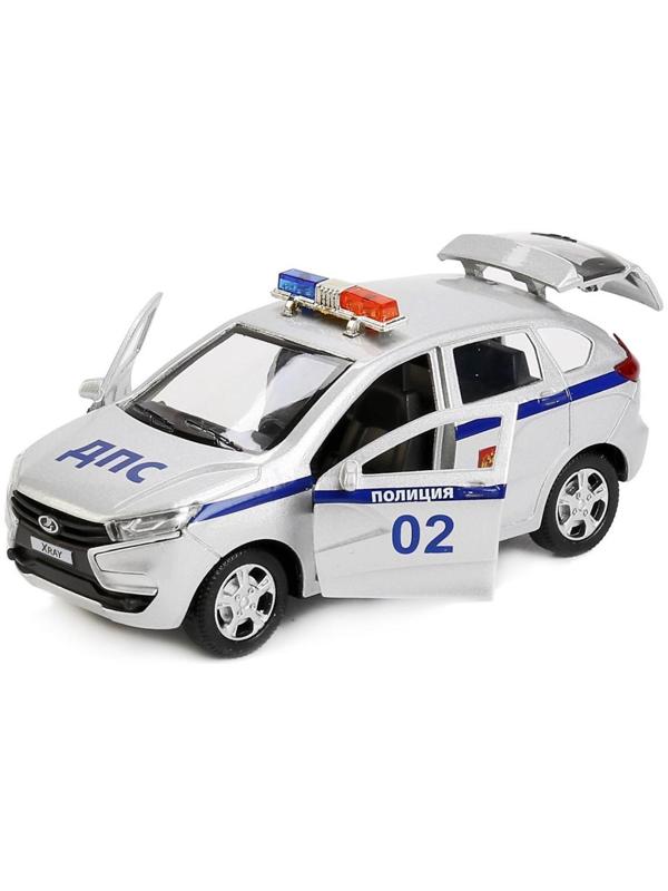 Машина металлическая инерционная Lada Xray, 12 см