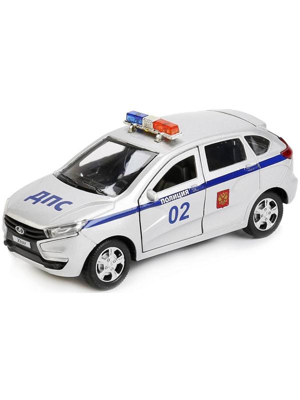 Машина металлическая инерционная Lada Xray, 12 см