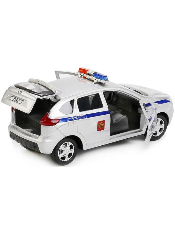 Машина металлическая инерционная Lada Xray, 12 см