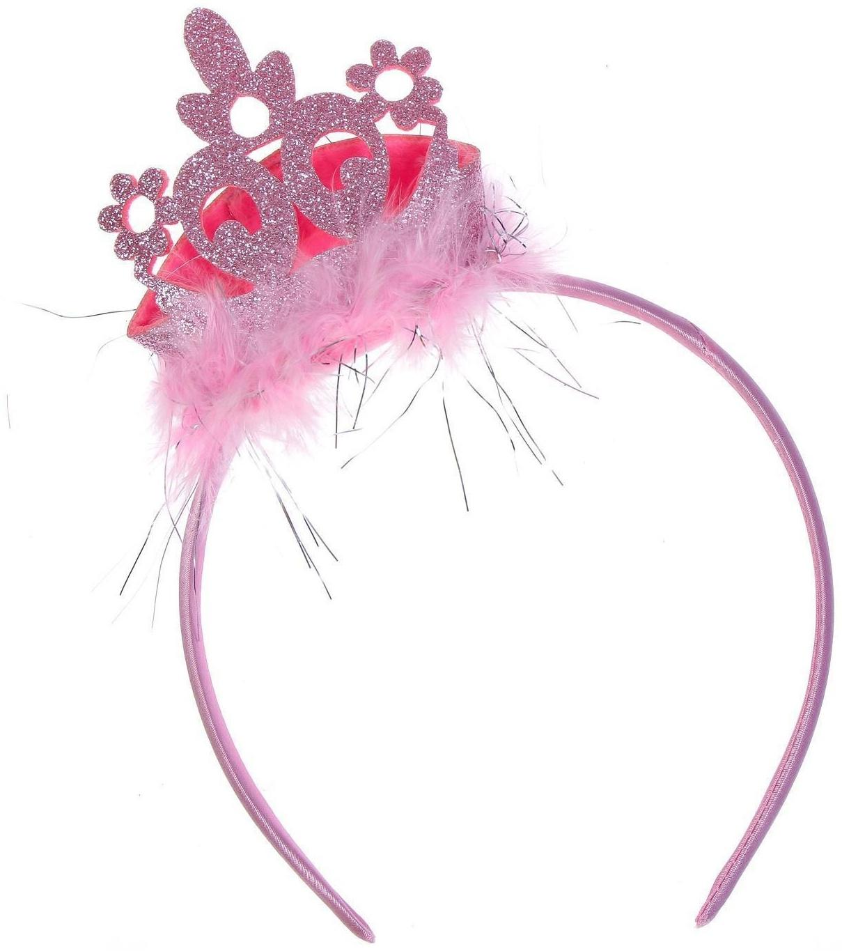 Карнавальный ободок «Корона», цвета МИКС