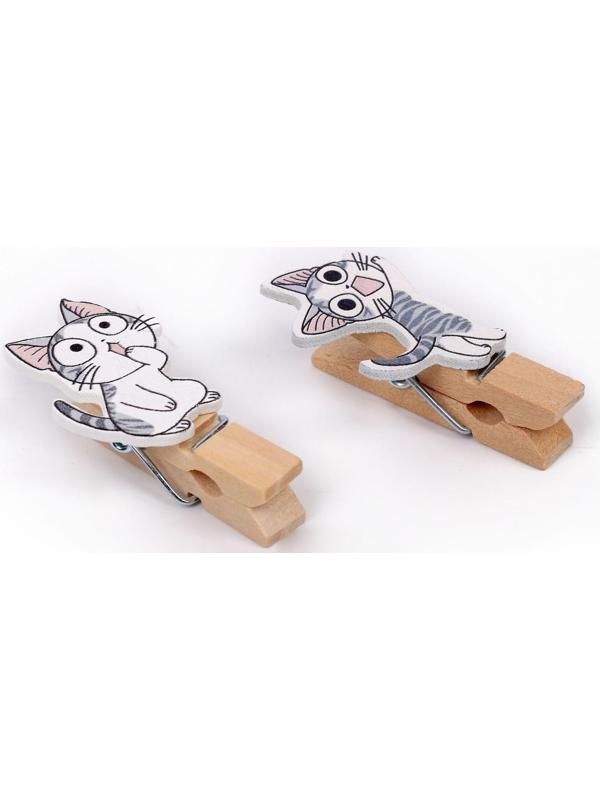 Набор для фото и декора «Котята», в наборе прищепки 10 шт., верёвка 100 см