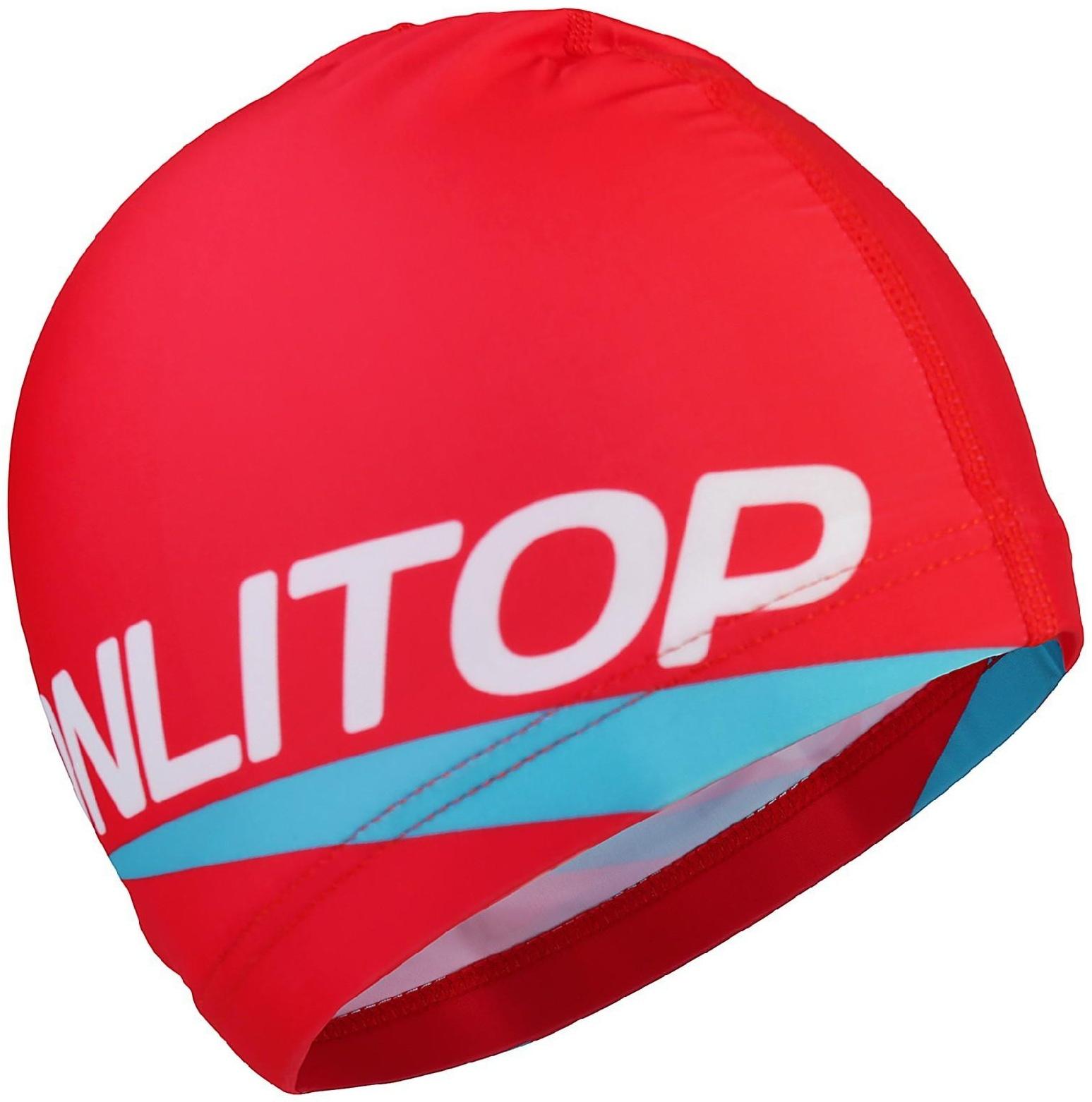 Шапочка для плавания взрослая, тканевая, обхват 54-60 см