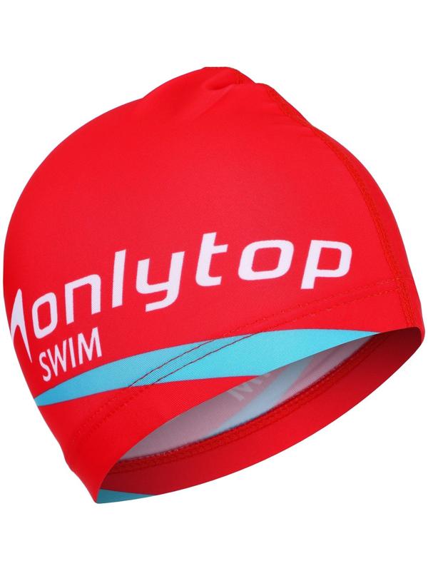 Шапочка для плавания взрослая, тканевая, обхват 54-60 см