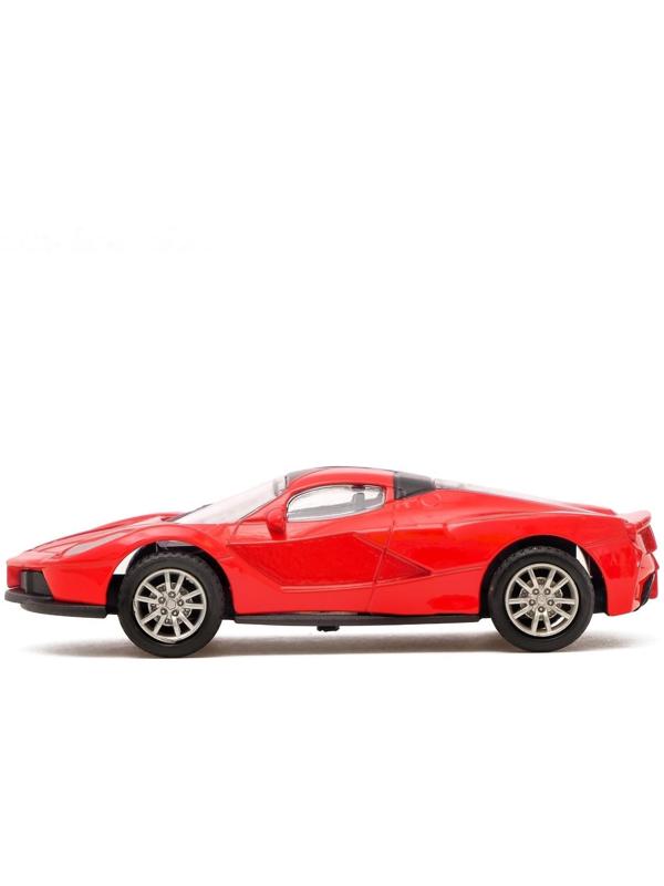 Машина металлическая «Спорт», инерционная, масштаб 1:43, цвет красный
