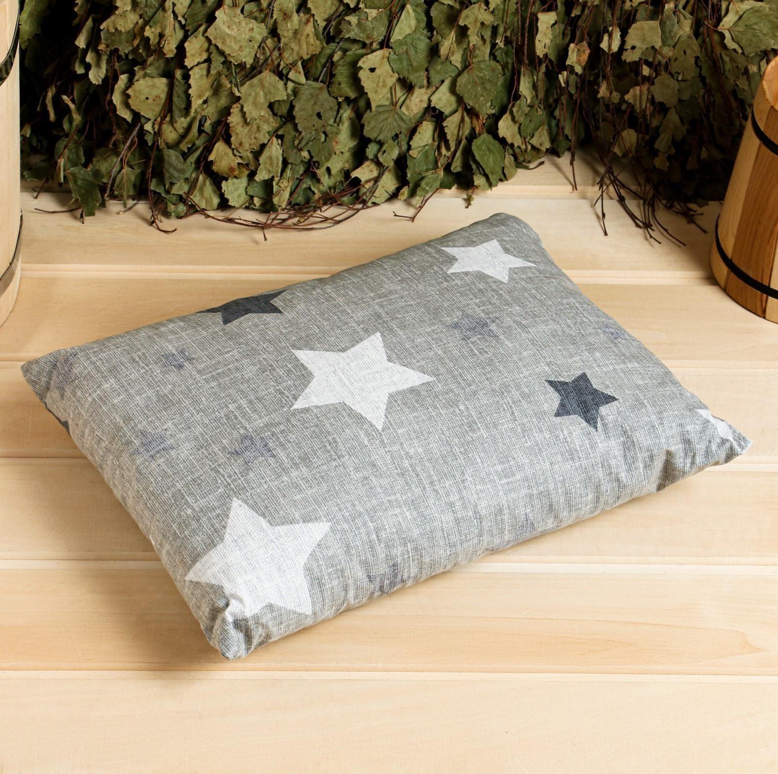 Подушка из стружки можжевельника, 34×23см