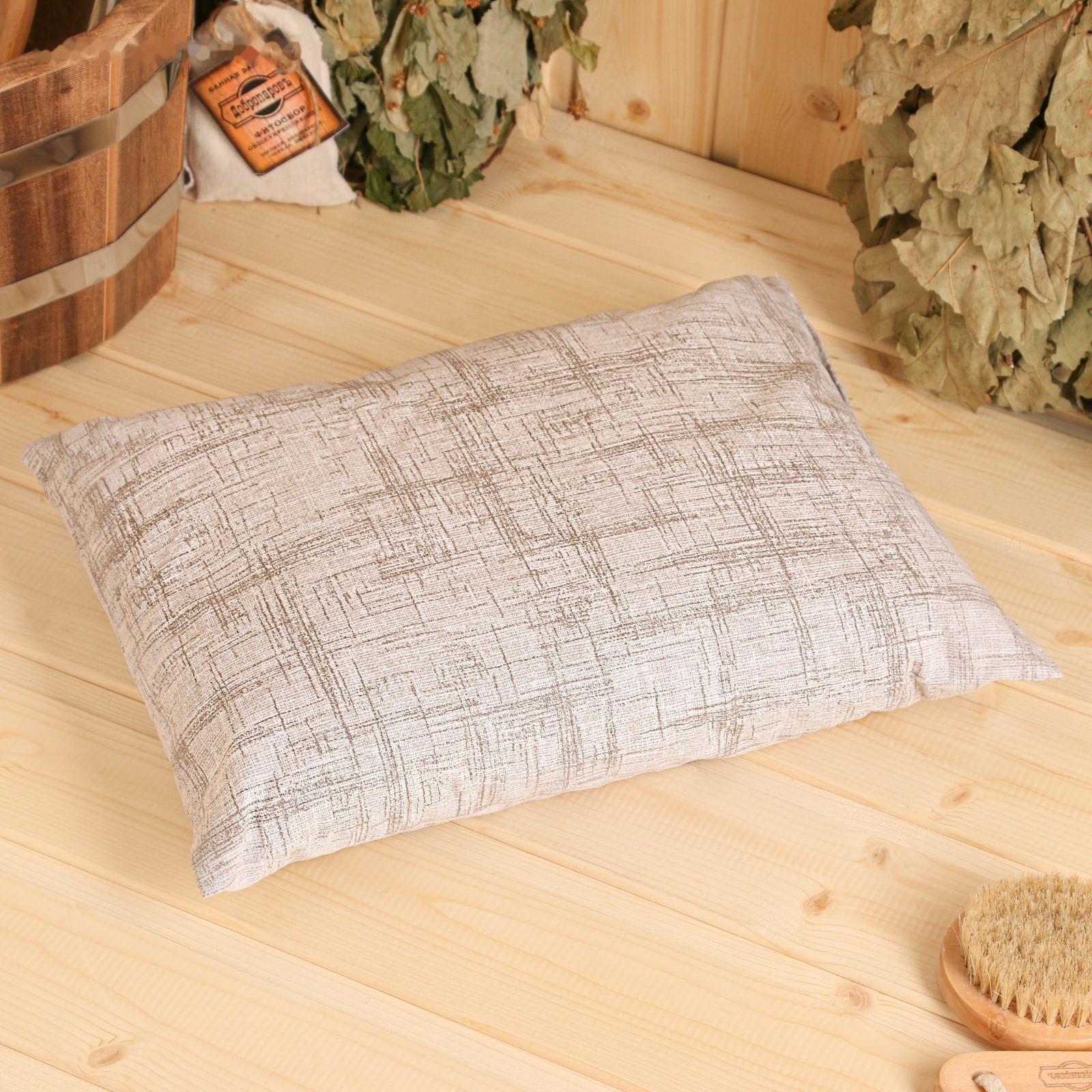 Подушка из стружки можжевельника, 34×23см