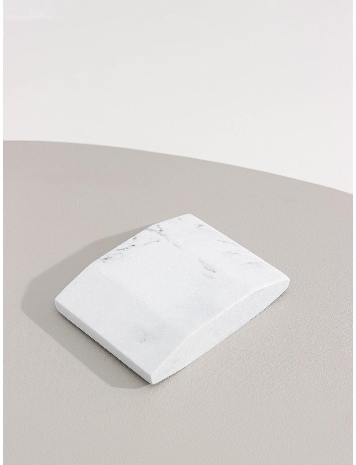 Набор аксессуаров для ванной комнаты «Мрамор», 4 предмета (дозатор 190 мл, мыльница, 2 стакана 290 мл)