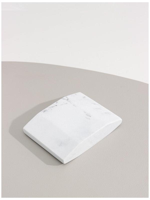 Набор аксессуаров для ванной комнаты «Мрамор», 4 предмета (дозатор 190 мл, мыльница, 2 стакана 290 мл)