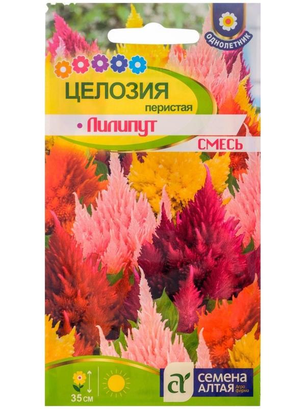 Семена цветов Целозия Лилипут смесь перистая, О, цп, 0,1 г