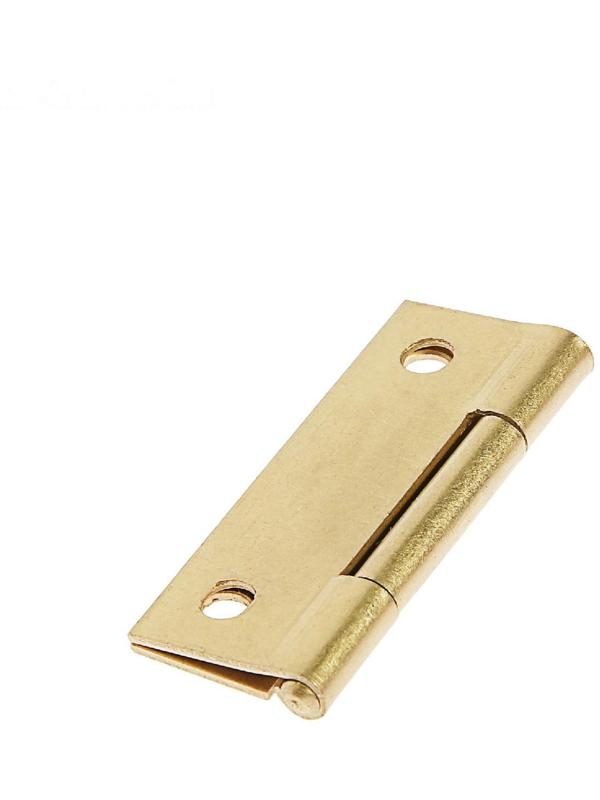 Петля железная, 48х33х1 мм, цвет латунь