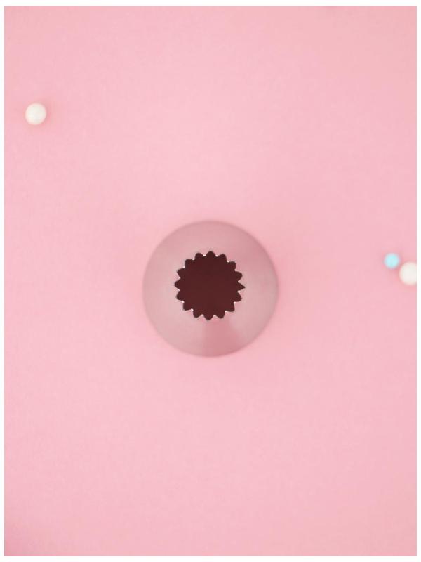 Насадка кондитерская «Французская звезда», d=3,4 см, выход 1,4 см, нержавеющая сталь