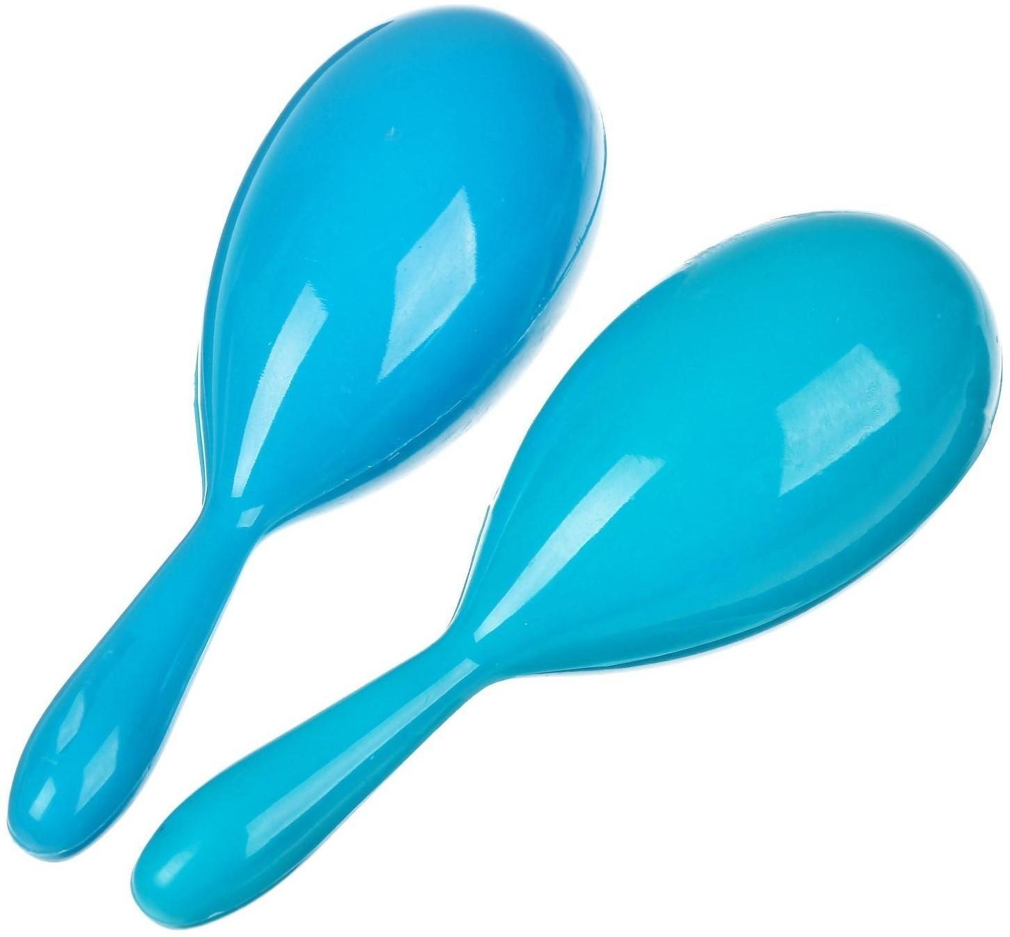 Детская музыкальная игрушка «Маракас», набор 2 шт., цвет голубой