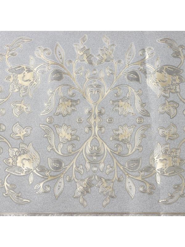 Клеёнка столовая на тканевой основе «Винтаж», ширина 137 см, рулон 20 метров, цвет золотой