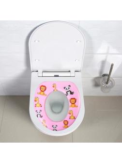 Сиденье для унитаза детское Доляна «Зверята», 27×29 см