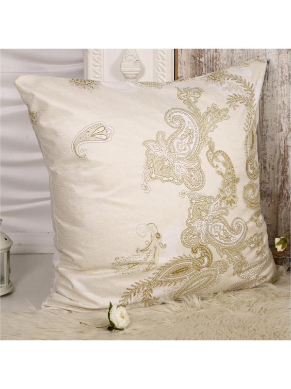 Наперник 50х70 см на молнии Огурцы беж