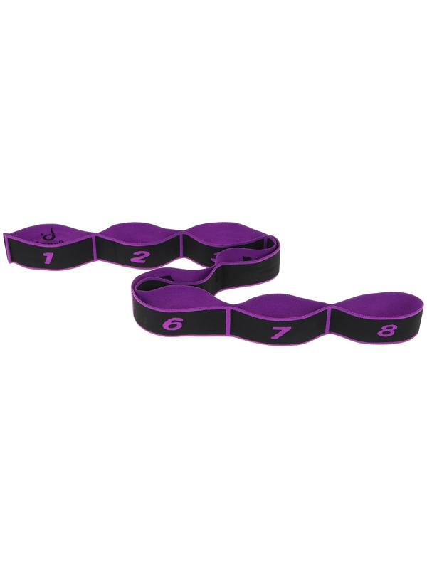Эспандер-лента эластичная с захватами 90 х 4 см, MEDIUM, цвет фиолетовый
