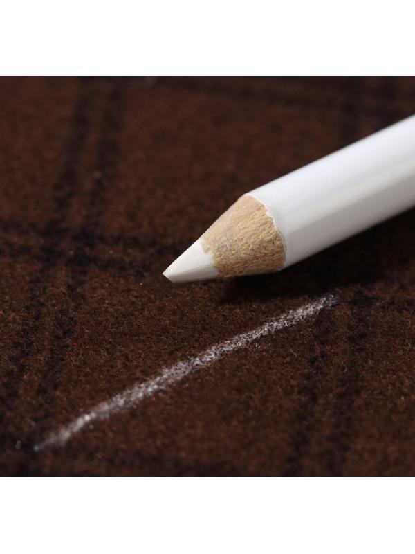 Карандаши для ткани, 8,5 см, 3 шт, цвет белый