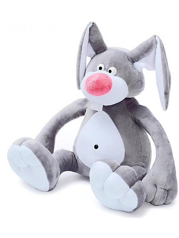 Мягкая игрушка «Кролик Эрни», 62 см, цвет серый
