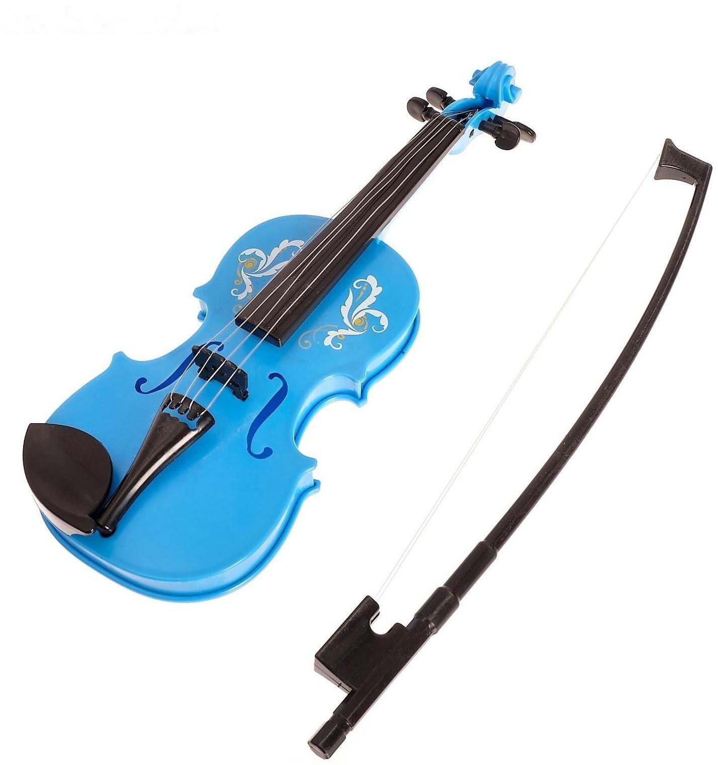 Игрушка скрипка «Юный музыкант», МИКС, в ПАКЕТЕ