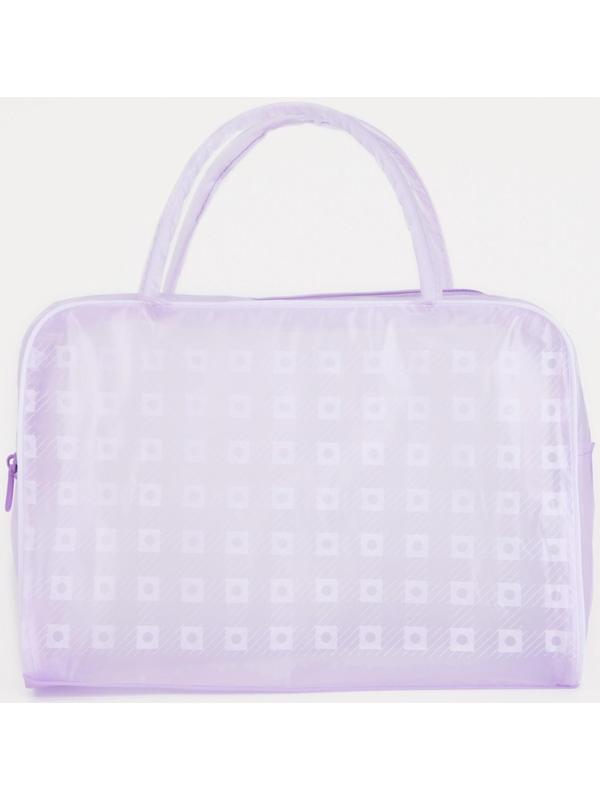 Косметичка на молнии, цвет фиолетовый