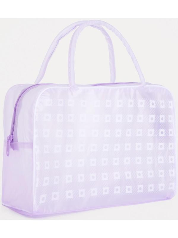 Косметичка на молнии, цвет фиолетовый