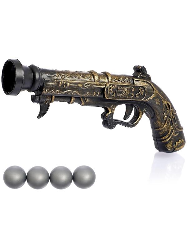Пистолет «Пиратский мушкет», стреляет шариками, в пакете