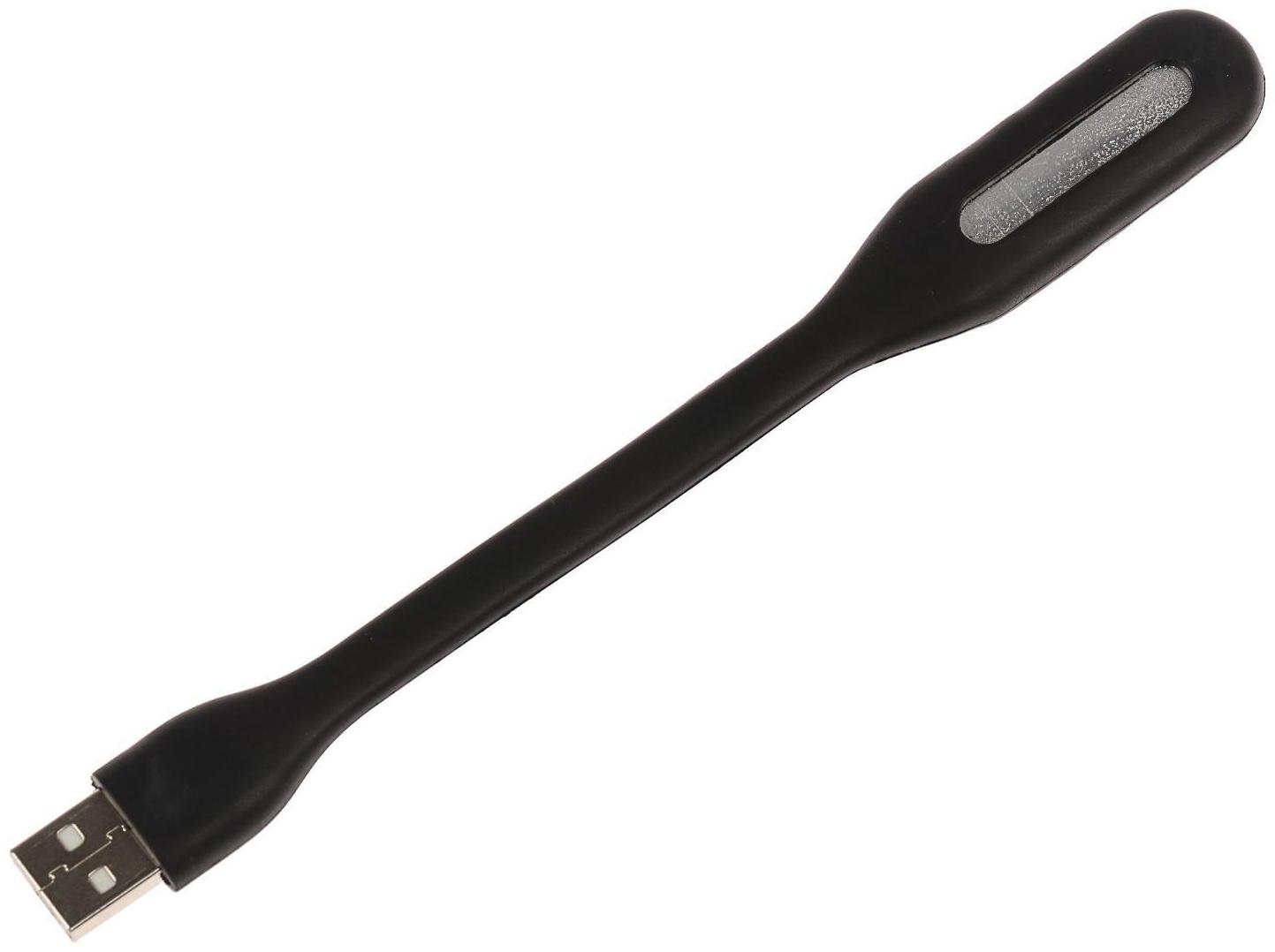 Светильник светодиодный LuazON A-05, USB, гибкий, 5 ватт, 6 диодов, чёрный