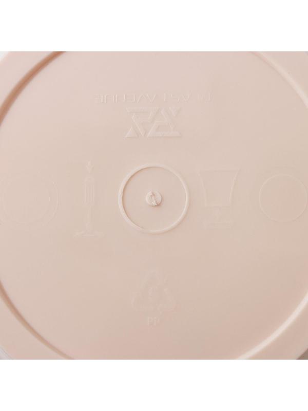 Кашпо для цветов со вставкой «Порто», 3,5 л, цвет жемчужный